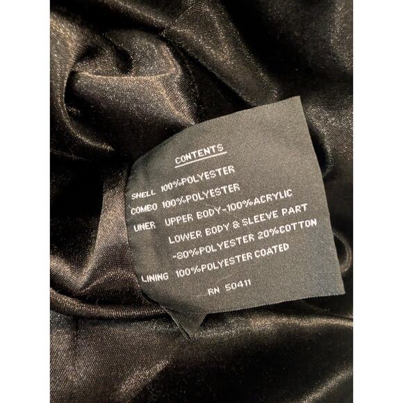 Fleet Street Green Windbreaker Jacket PM Petite Rain Coat Removable Liner Casual - Picture 5 of 8